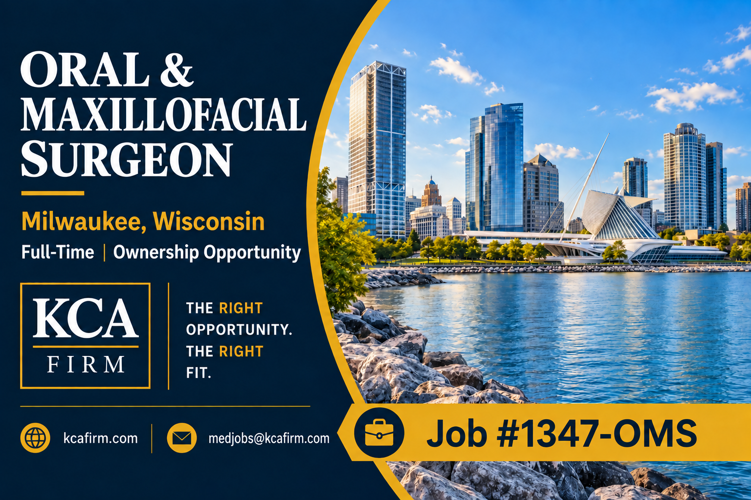 Explore an Oral and Maxillofacial Surgeon opportunity in Milwaukee offering advanced technology, an established referral base, strong earning potential, and a path to ownership.